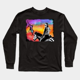 Day of the Dead Horseback Long Sleeve T-Shirt